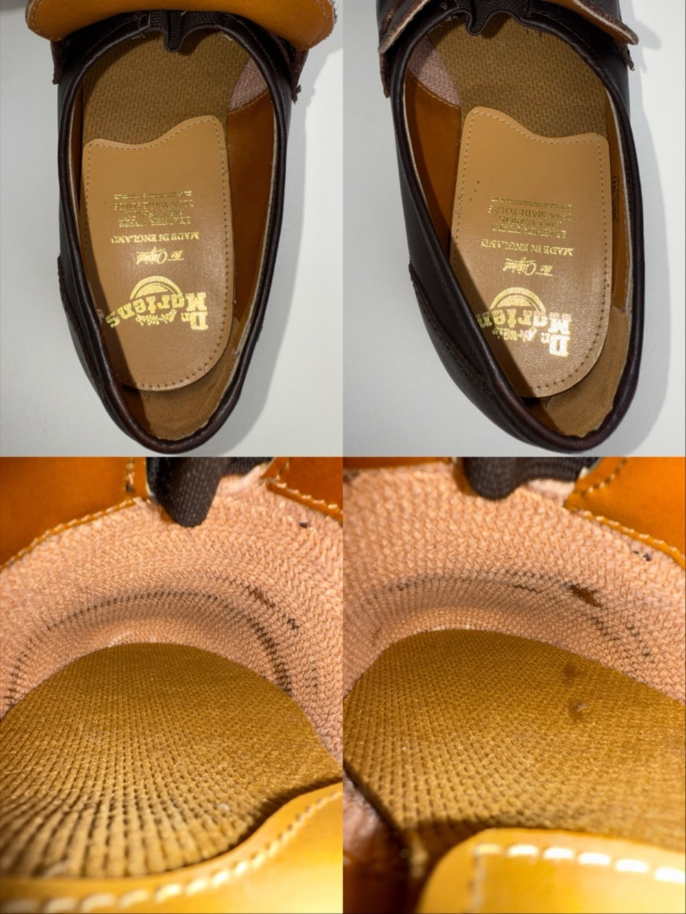 Dr. Martens Penny Loafers 8243 Vintage England Brown Leather Shoes UK 7.5 - Picture 15 of 15